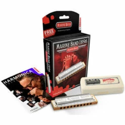 Hohner Marine Band 1896 Classic Harmonica In The Key Of A-Natural Minor