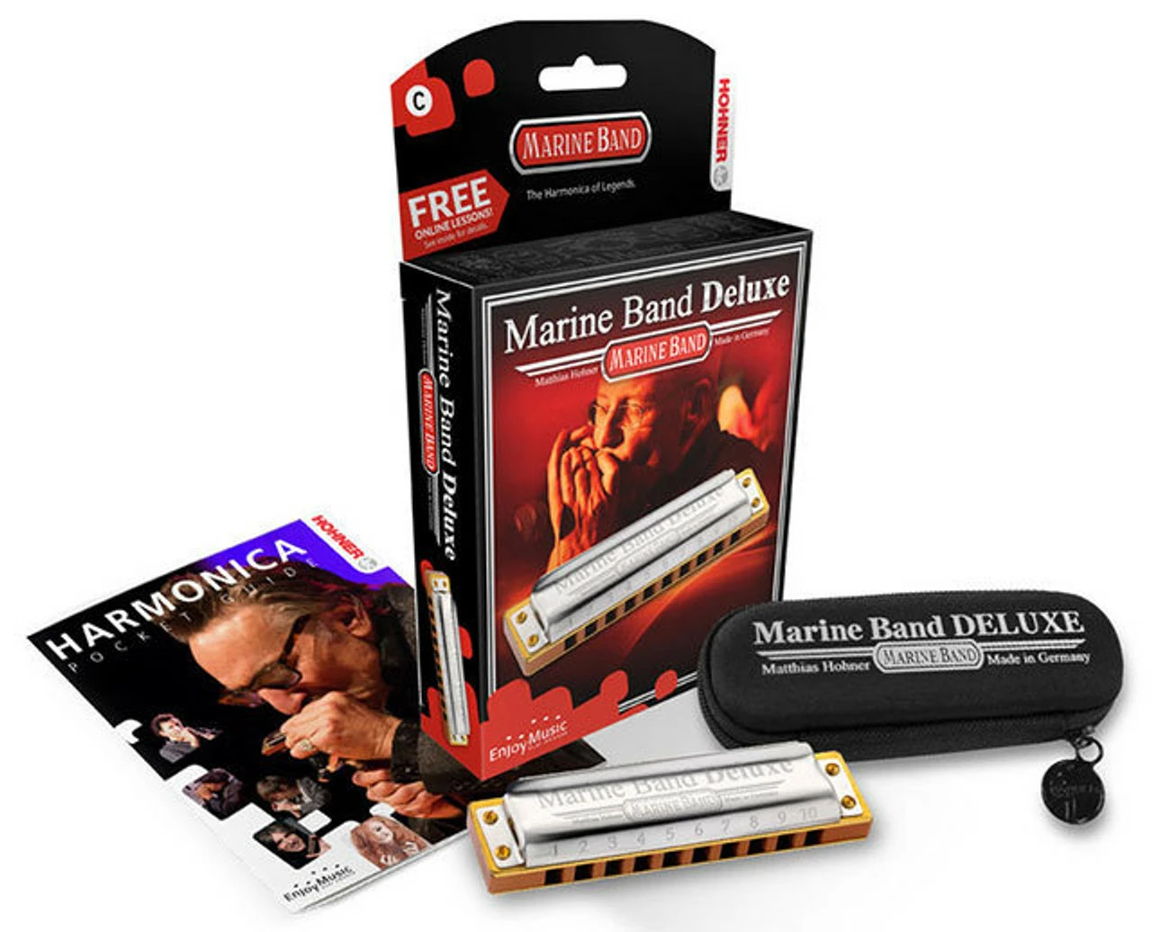 Hohner Marine Band Deluxe Harmonica In The Key Of E 3 Hohner Marine Band Deluxe Harmonica In The Key Of E - Image 3