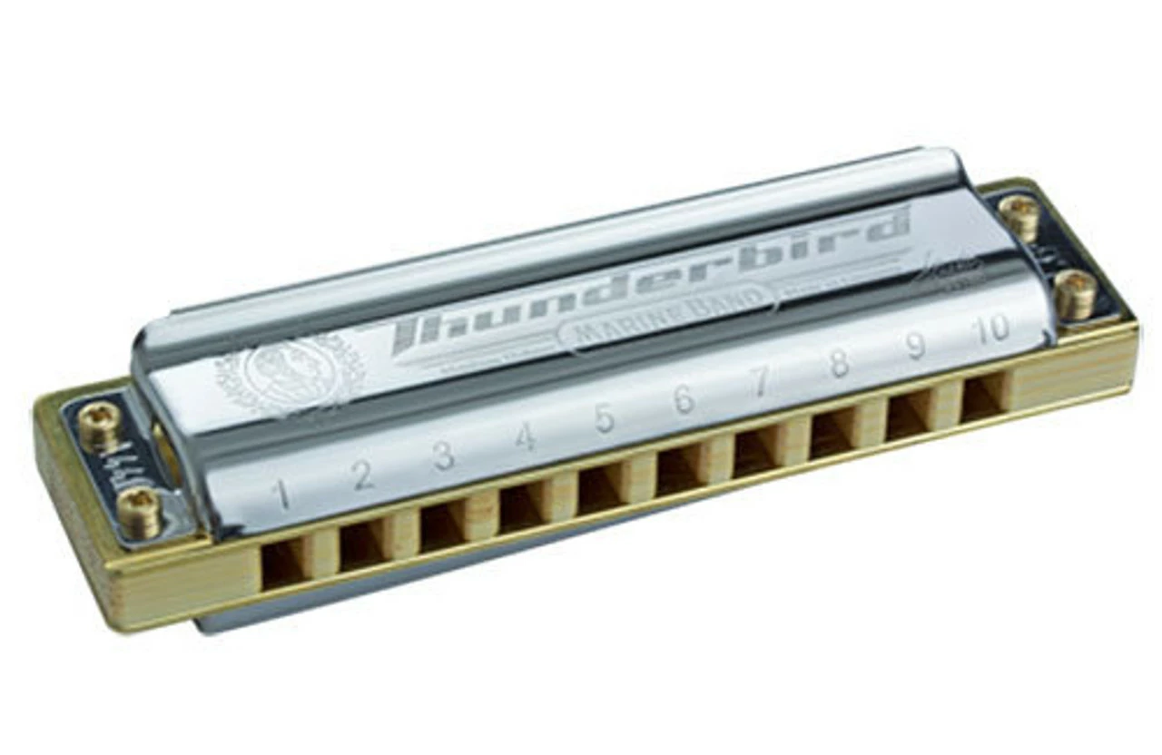 Hohner Marine Band Thunderbird Harmonica In The Key Of Low A Major 2 Hohner Marine Band Thunderbird Harmonica In The Key Of Low A Major - Image 2