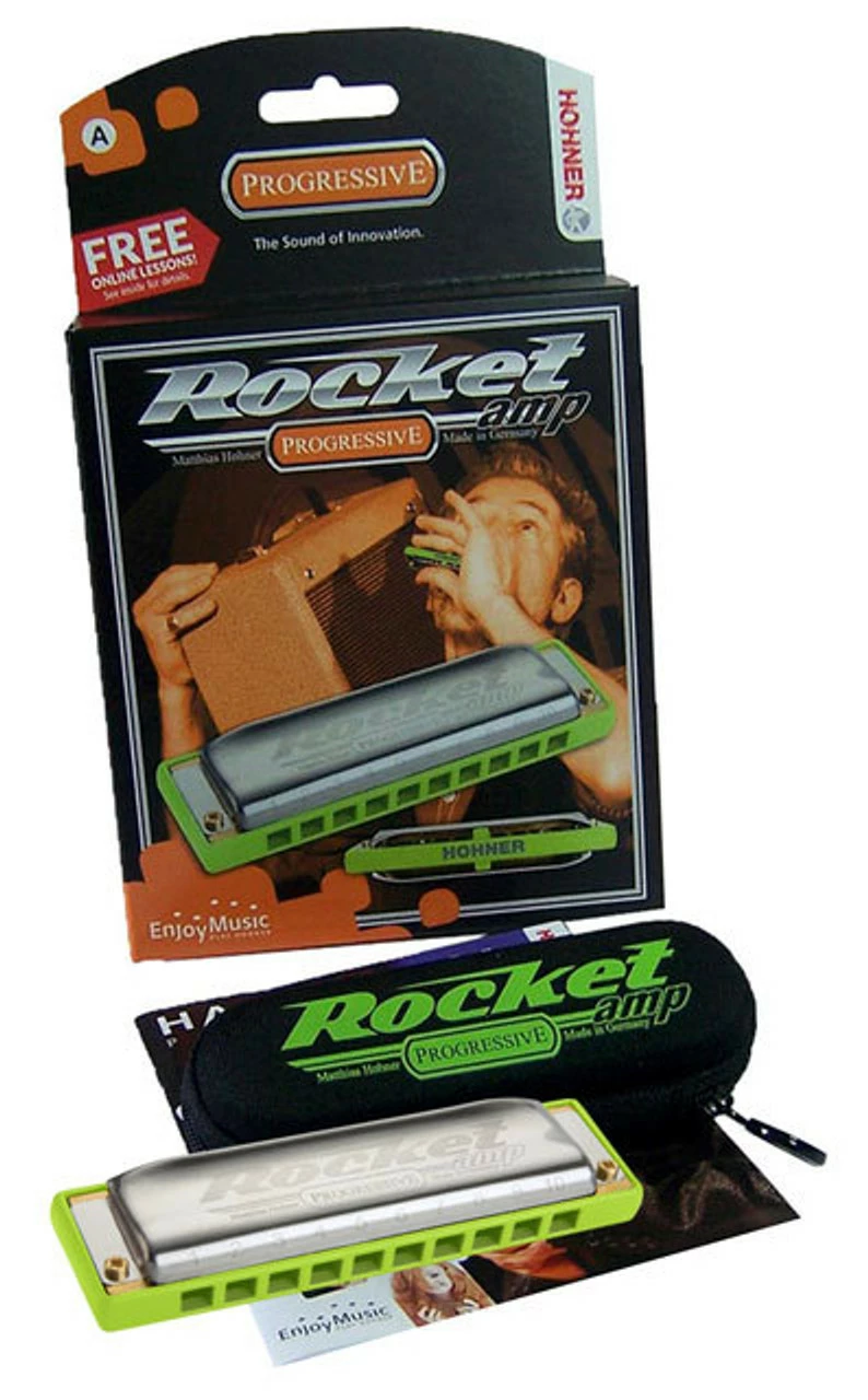 Hohner Progressive Series Rocket Amp Harmonica In The Key Of C 3 Hohner Progressive Series Rocket Amp Harmonica In The Key Of C - Image 3