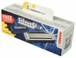 Hohner Enthusiast Series Silverstar Harmonica In The Key Of C