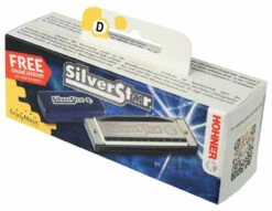 Hohner Enthusiast Series Silverstar Harmonica In The Key Of D