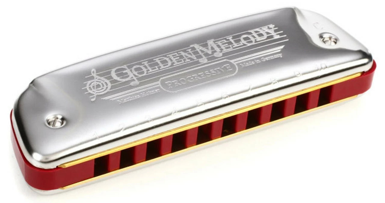Hohner Progressive Series Golden Melody Harmonica In The Key Of A 2 Hohner Progressive Series Golden Melody Harmonica In The Key Of A - Image 2