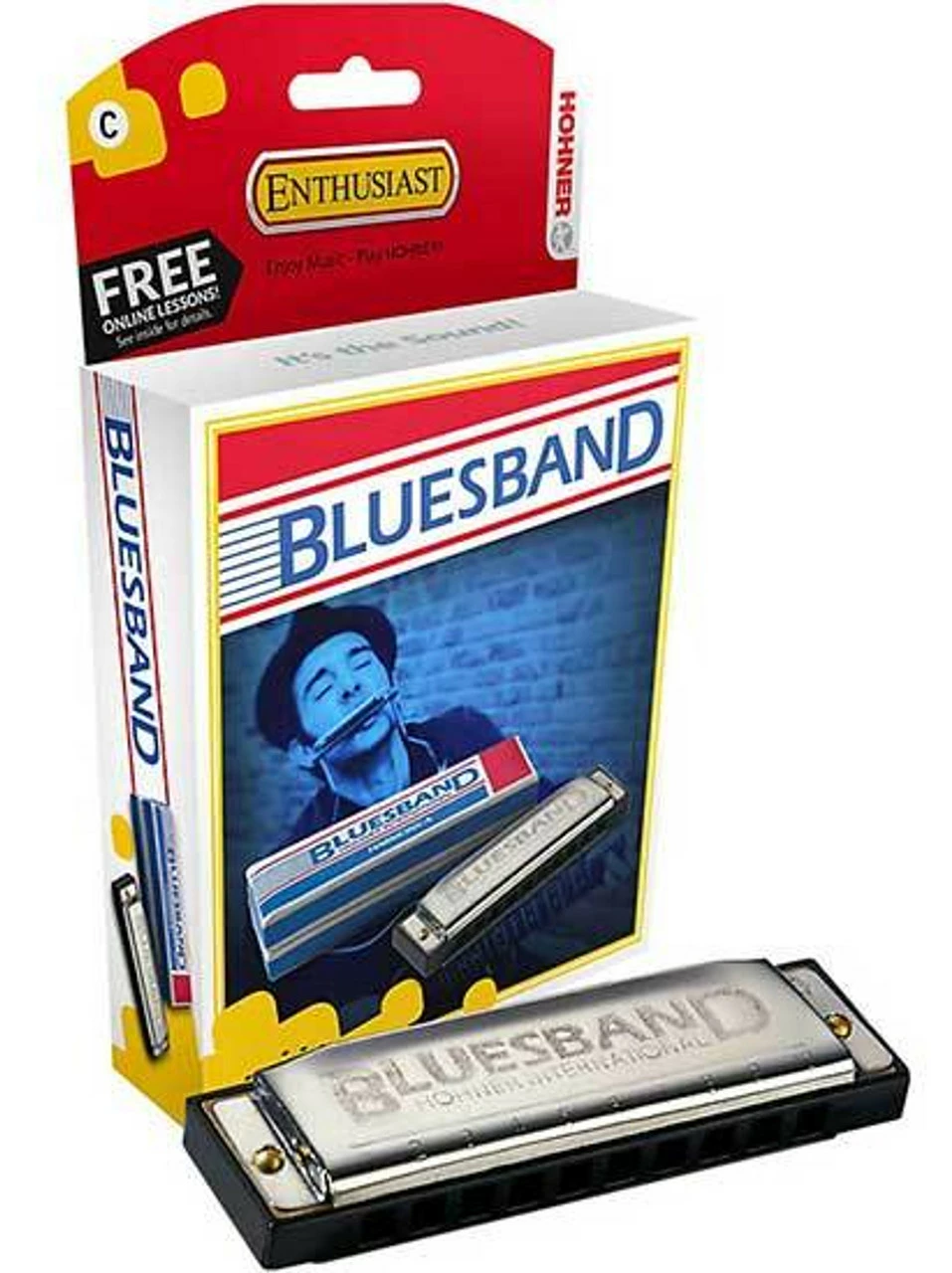 Hohner Enthusiast Series Bluesband Harmonica In The Key Of C 1 Hohner Enthusiast Series Bluesband Harmonica In The Key Of C