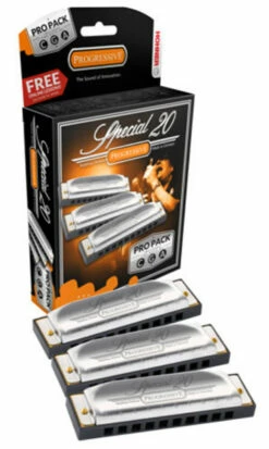 Hohner Special 20 Harmonica 3-Pce Pro Pack In The Keys C, G, A -Hohner shop 560BOX3 68781.1689589563