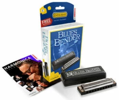 Hohner Enthusiast Series Blues Bender Harmonica In The Key Of F -Hohner shop 585F 11376.1689589084