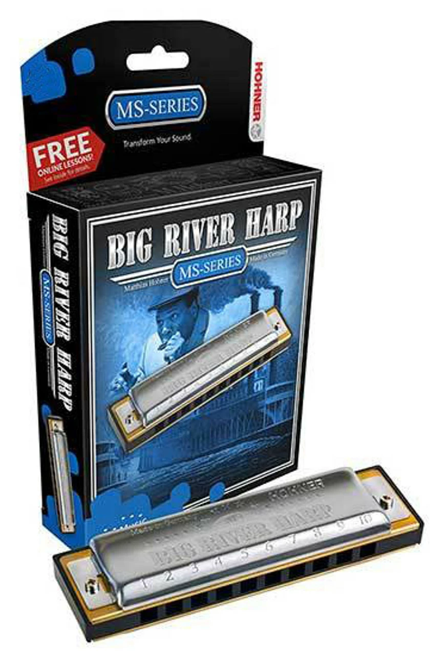 Hohner MS Series Big River Harmonica In The Key Of G 1 Hohner MS Series Big River Harmonica In The Key Of G