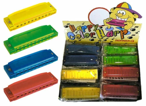 Hohner Happy Harps Counter Display Box Of 24 Asst Colours -Hohner shop 91600 92790.1678356599